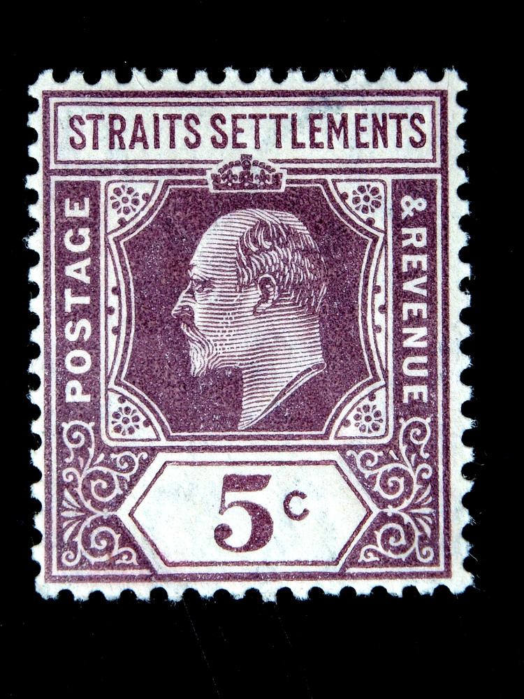 STRAITS  SETTLEMENTS  1  MINT  LH STAMP  SC # 113