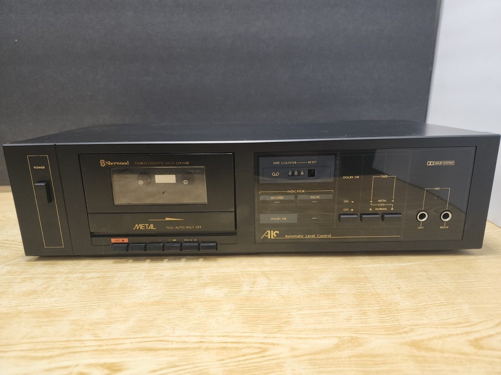 Sherwood Stereo Cassette Deck CD310B Untested