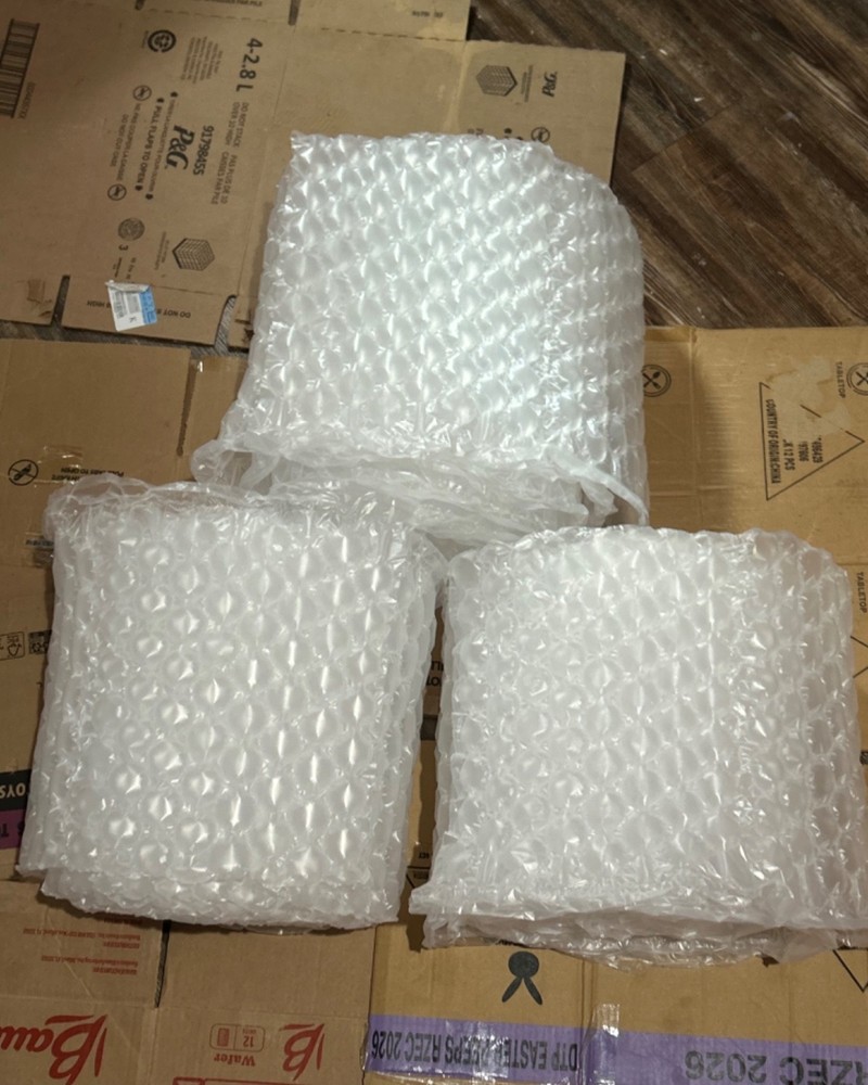 Bubble Wrap 3 Pack - Easy To Rip - Protective Packing Rolls