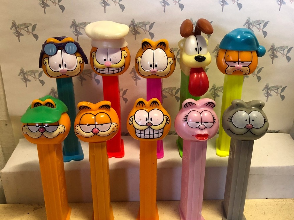 PEZ - Garfield  Series - Choose Character from Pull Down Menu - Use for Crafts