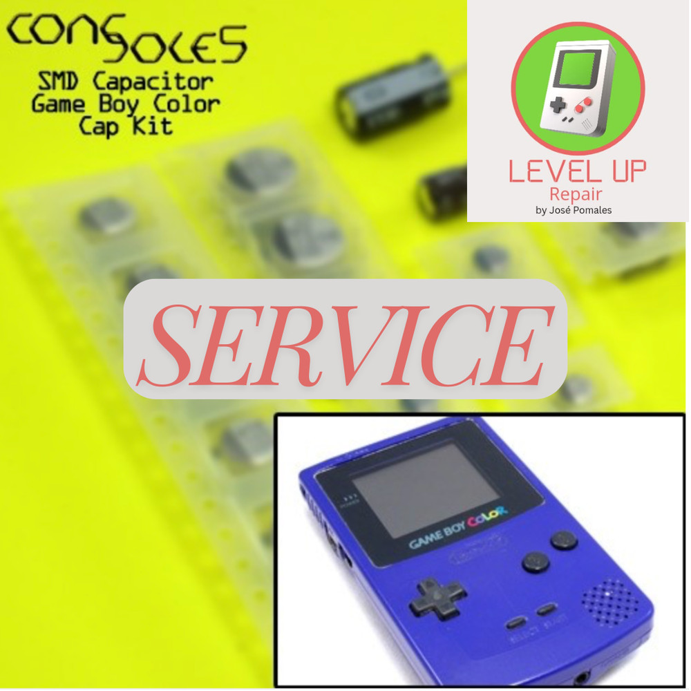 NINTENDO Gameboy Color (GBC) CAPACITOR REPLACEMENT -PLEASE READ