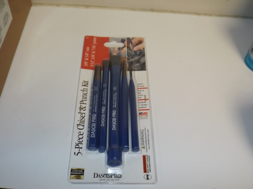 DASCOPRO 5 PIECE CHISEL & PUNCH KIT