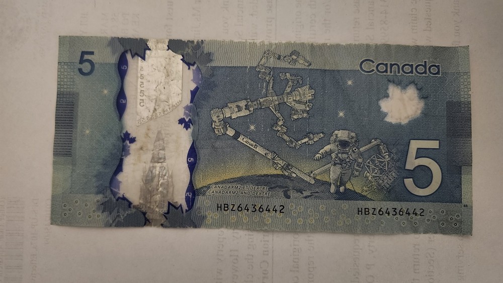 2013 $5 Canada Bank Notes (Two bills)