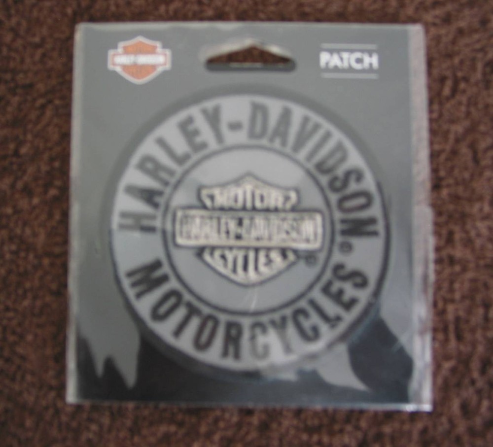Harley Davidson H-D Round Reflective Patch / Emblem