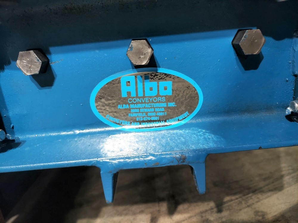 60" WIDE X 63" LONG ALBO CHAIN DRIVEN ROLLER CONVEYOR