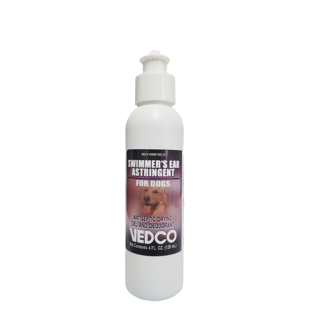 Vedco Swimmer's Ear Astringent for Dogs - Fast Drying and Deodorizing Solution