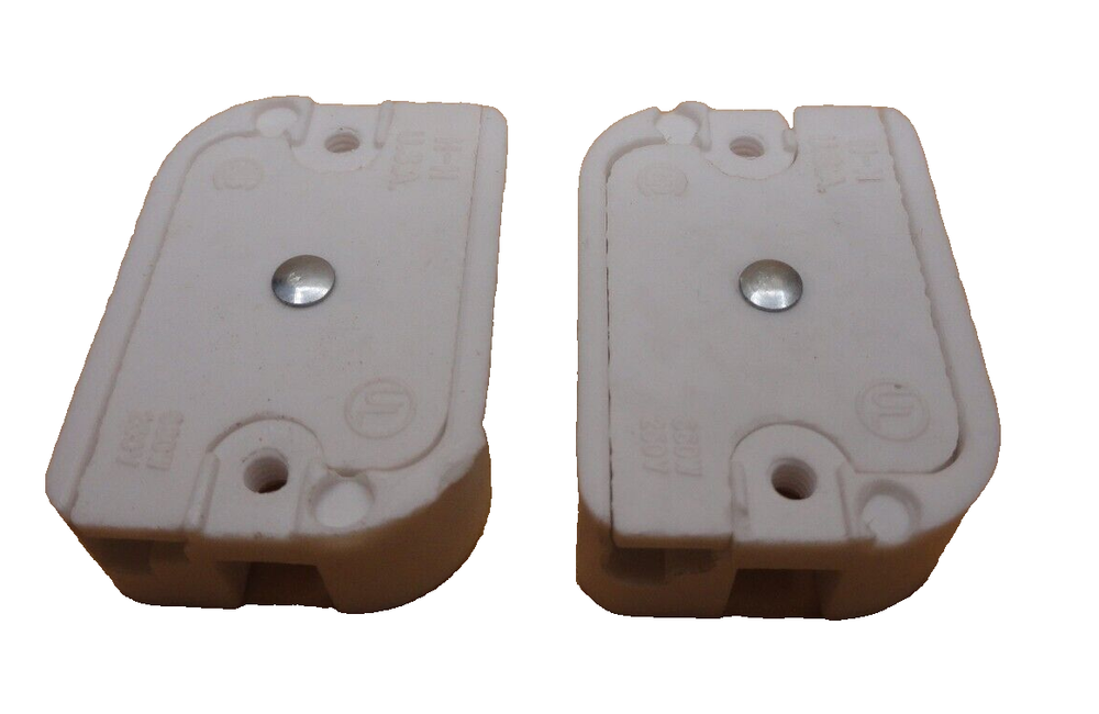 FLUORESCENT LAMP CONDENSOR / STARTER SOCKET (Qty 2)