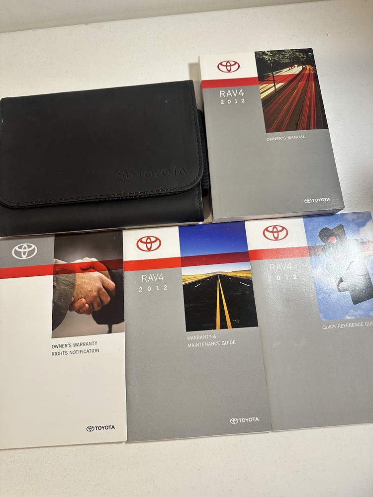 2012 Toyota RAV4 Owner's Manual Set
