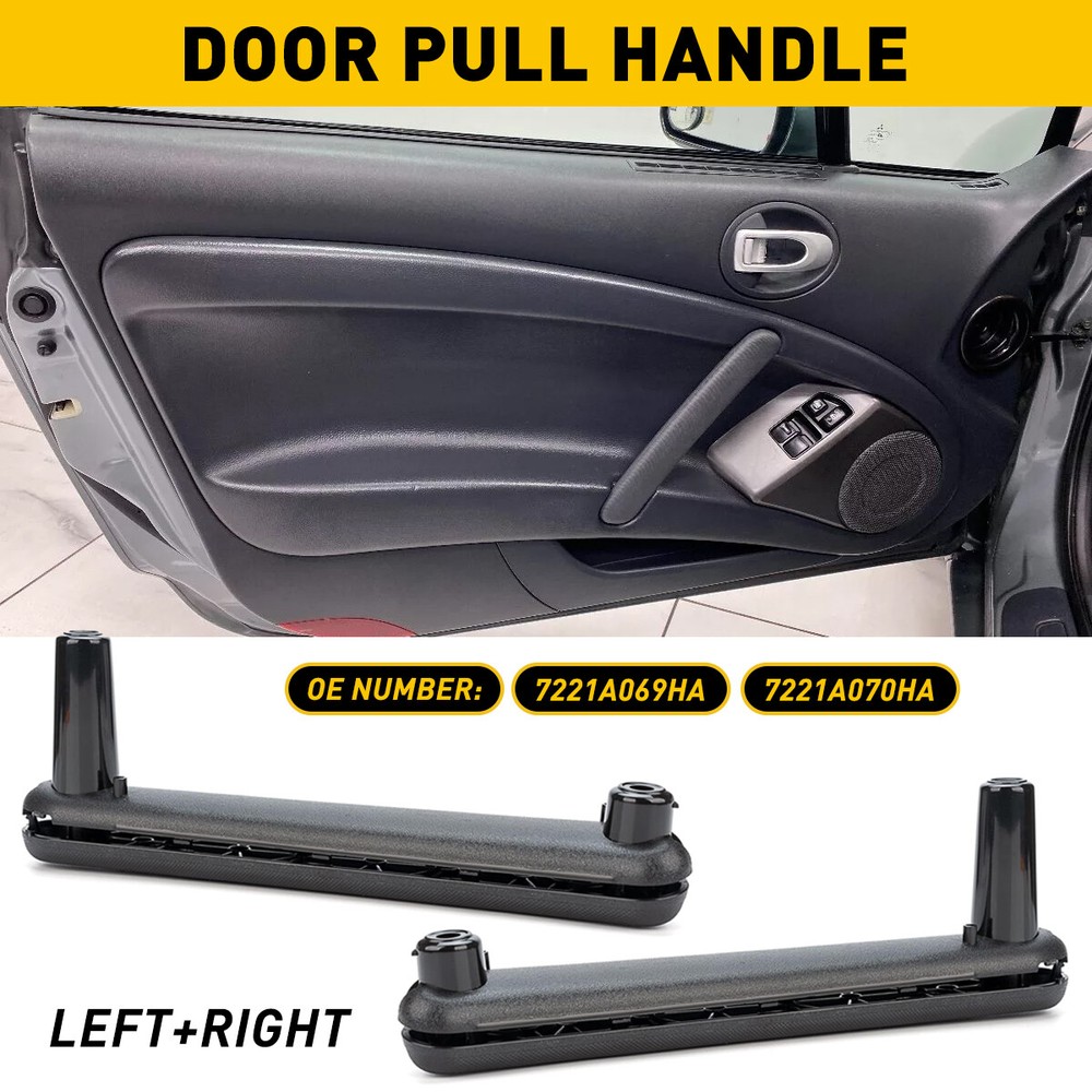 2PCS For 2006-2012 Mitsubishi Eclipse Door Front Handle Inner Left & Right Side