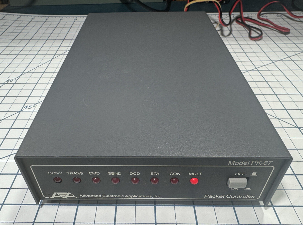 AEA Advanced Electronic Applications PK-87 Packet Controller (power tested)