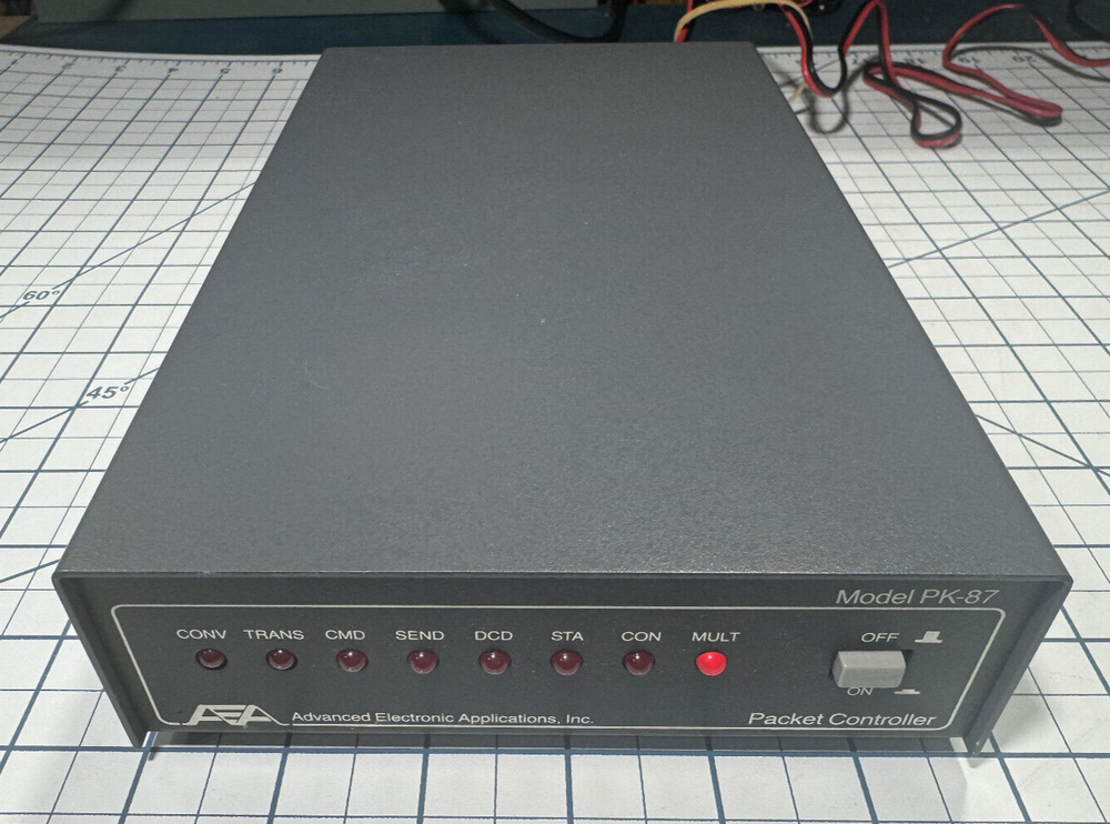 AEA Advanced Electronic Applications PK-87 Packet Controller (power tested)