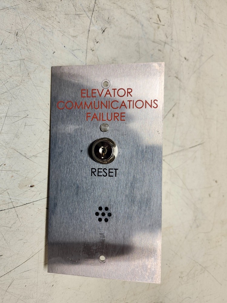Elevator Communication Failure Reset Panel (No Key) FREE SHIPPING