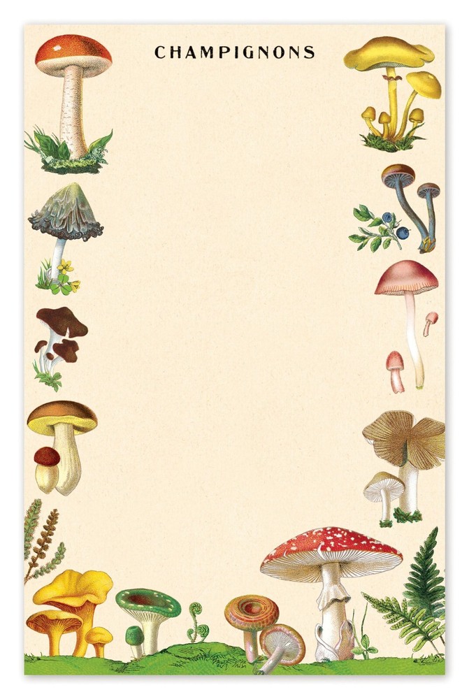 Cavallini & Co. Mushrooms Notepad