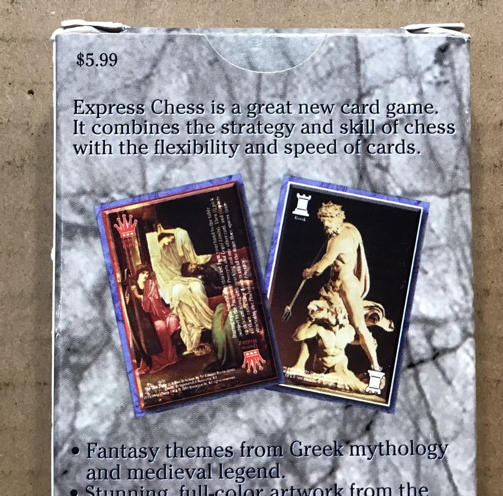 Express Chess Card Game ~ Starter Deck 'A' ~ Blackbox ~ Preowned ~ VG+