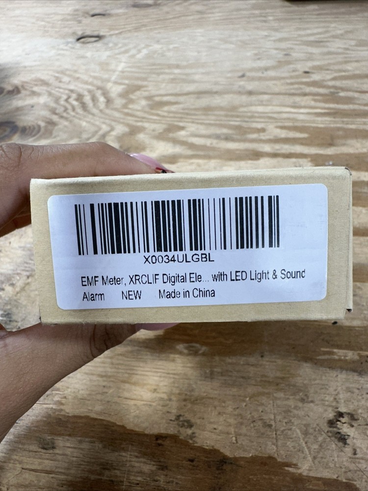 EMF Meter, Detects Electric and Magnetic Fields, Handheld Digital EMF Red