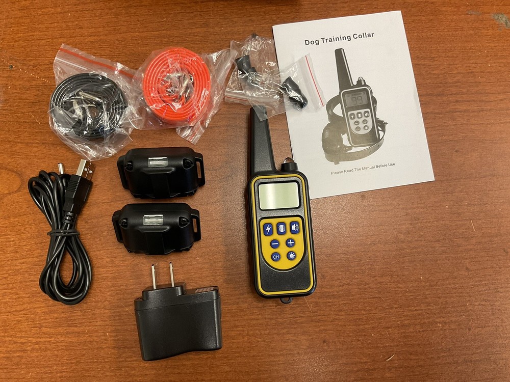 Extended Range Waterproof Remote Control Dog Training Collar