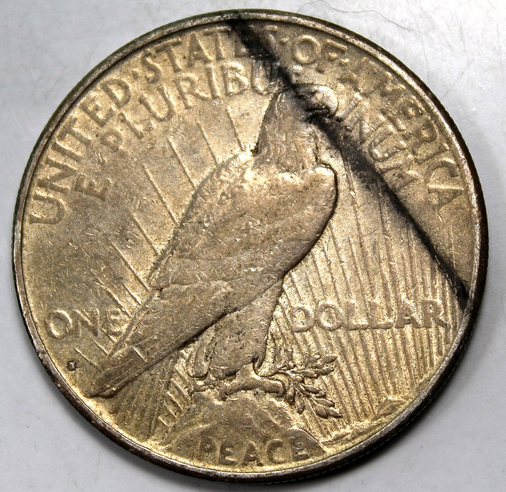1934 S Peace Silver Dollar - VF !!