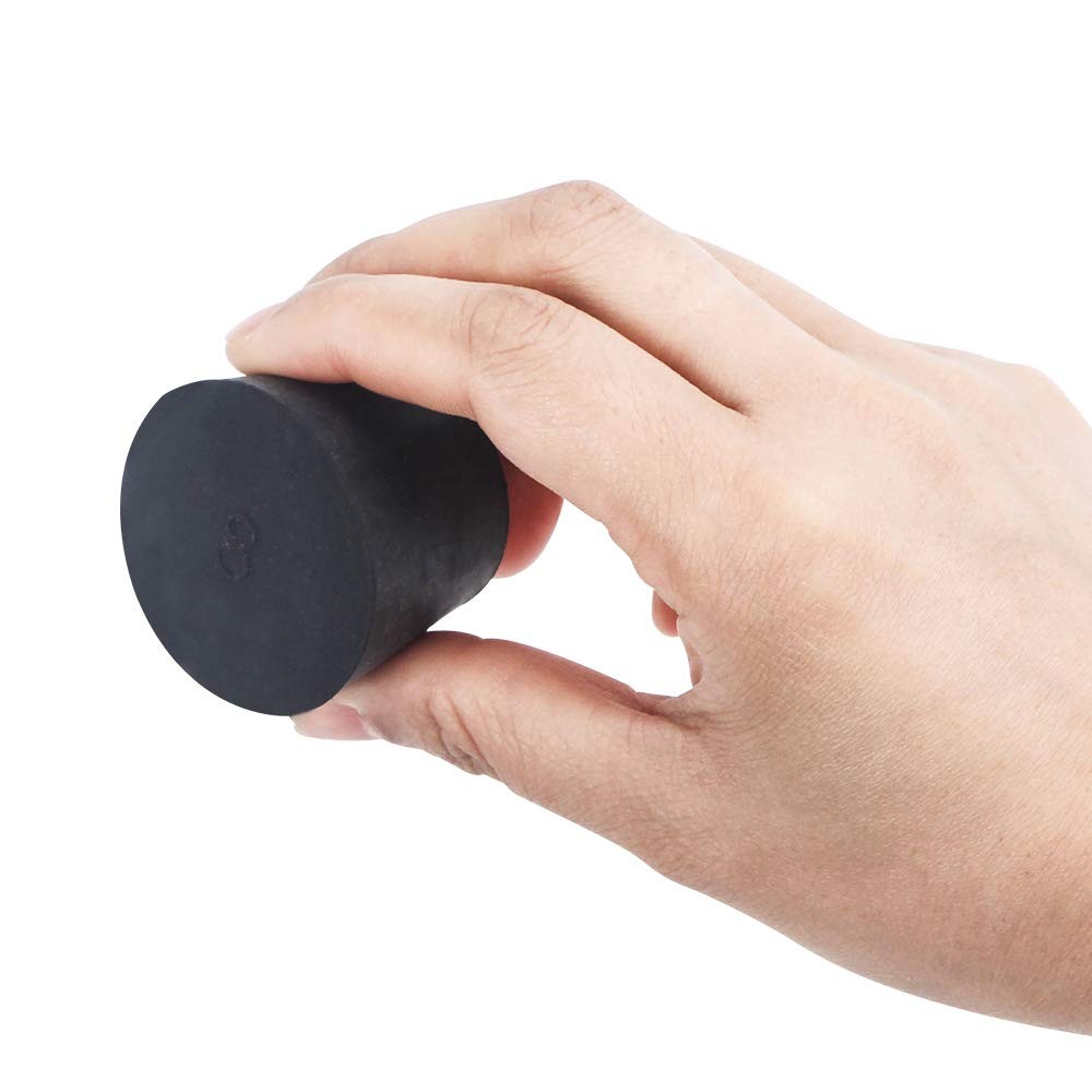 5-Pack (Same Size) Solid Rubber Stoppers - Size #8-42mm (1.65in) x 32mm (1.25...