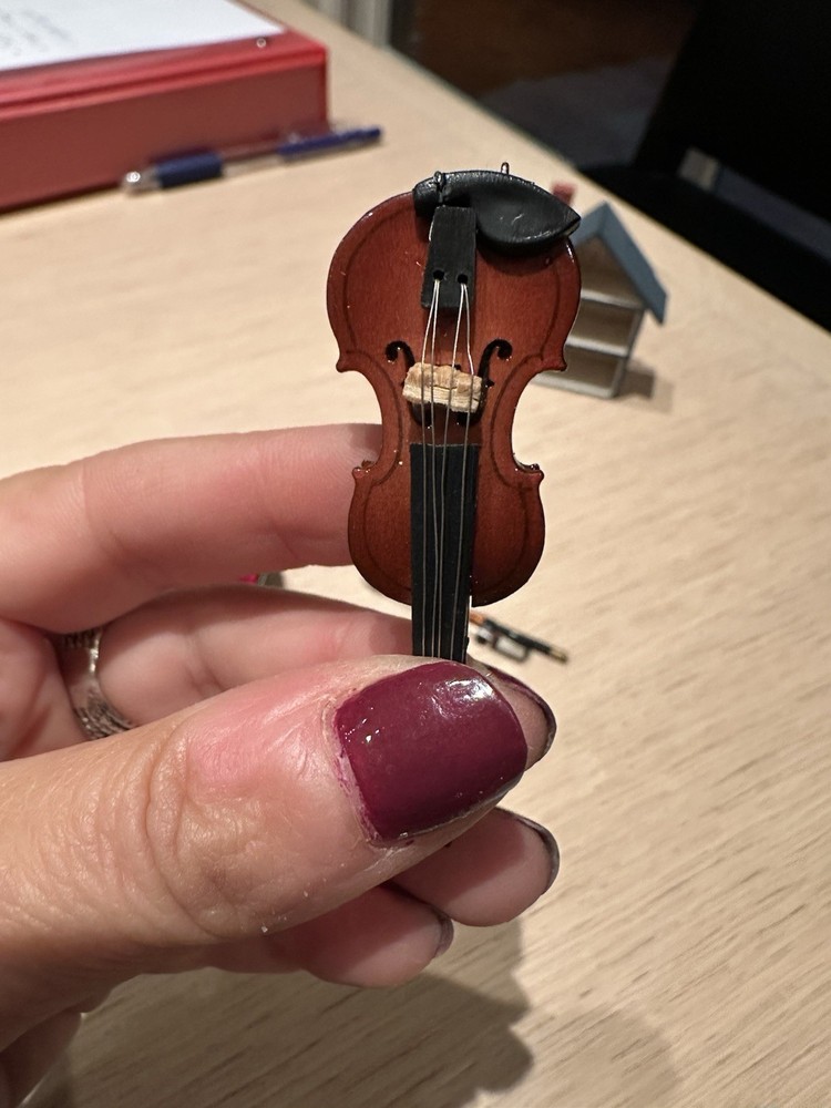 Miniature Violin In Case