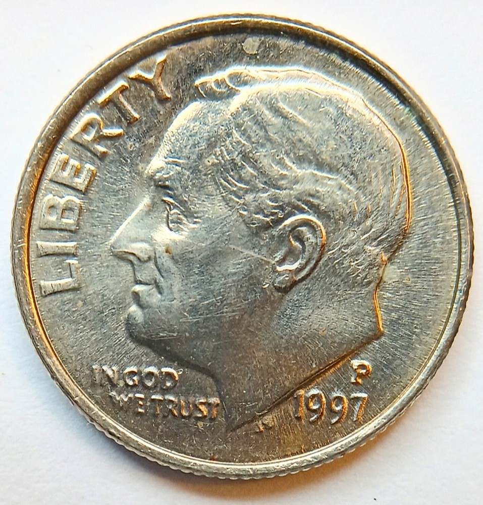 1997 P Roosevelt dime -DDO DDR errors