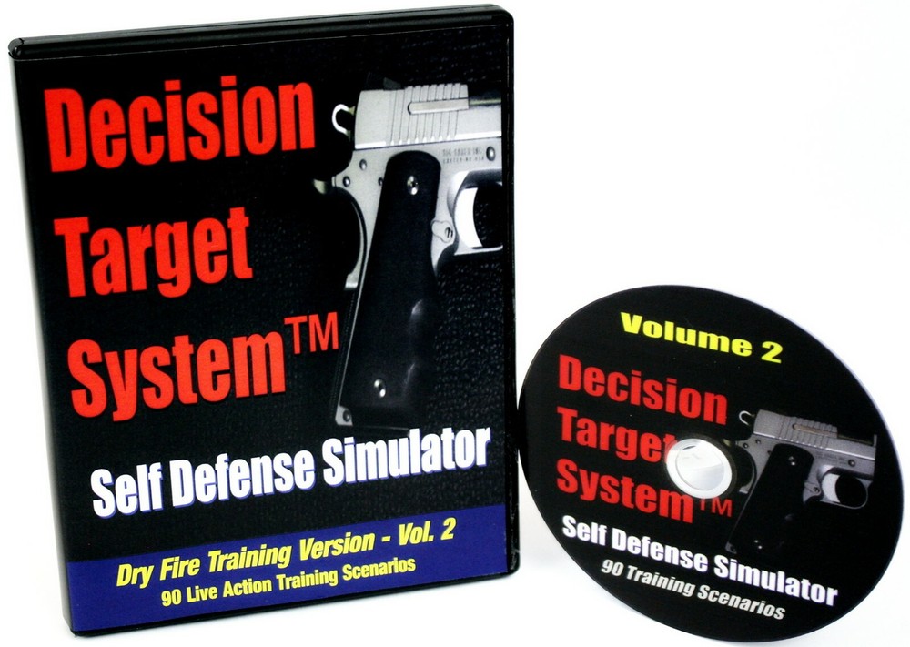 Decision Target System Vol 2 - Dry Fire Laser Training System - 90 Scenarios