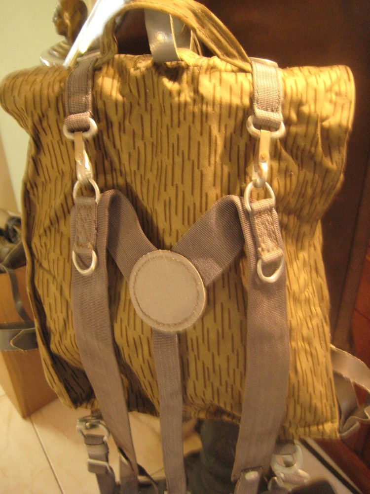 East German Rain Drop Camouflage Back Pack & Web Straps Day Pack