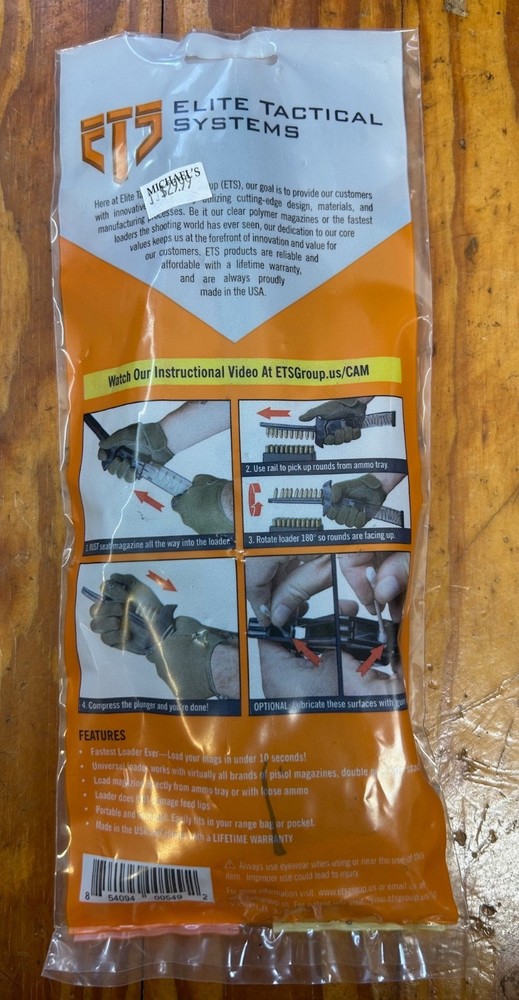 Elite Tactical Systems Universal Speedloader For Pistols