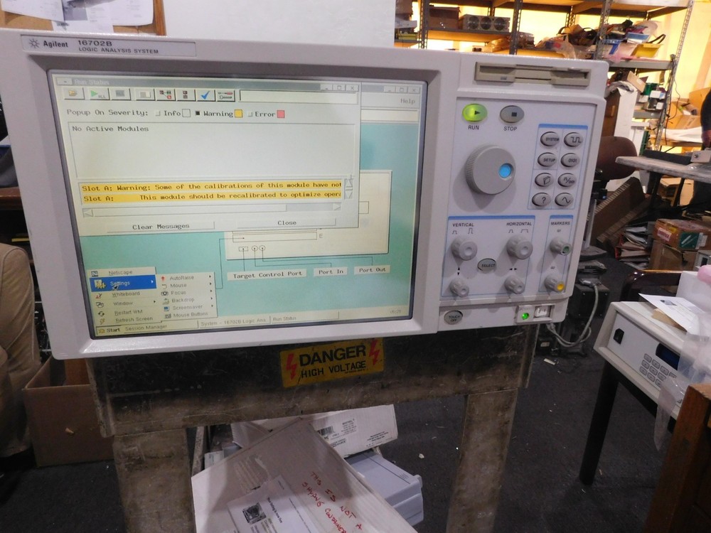 Agilent Model: 16702B Logic Analyzer with HP: 16534A
