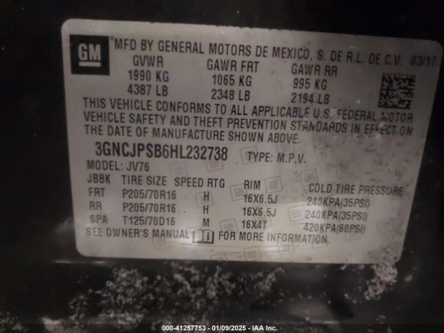 Fob/Remote Fits 17-20 BOLT 11598648