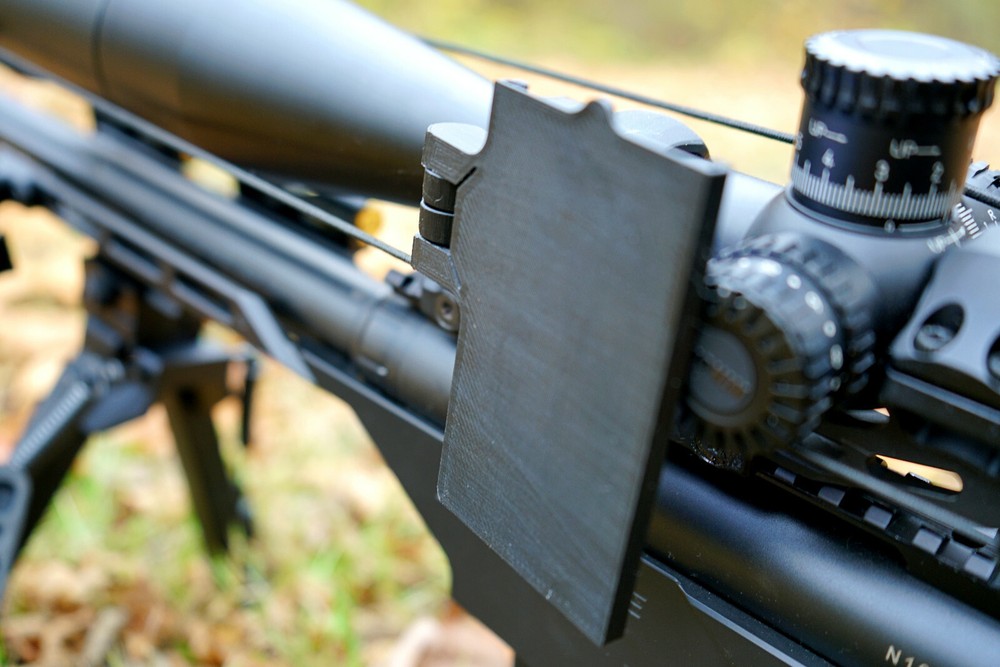 Rifle Mounted Data Elevation and Windage 30mm/1inch Scope Mount Card Holder Dope