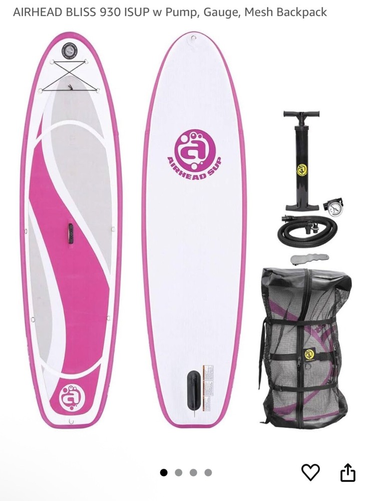 airhead bliss 930 pink paddleboard