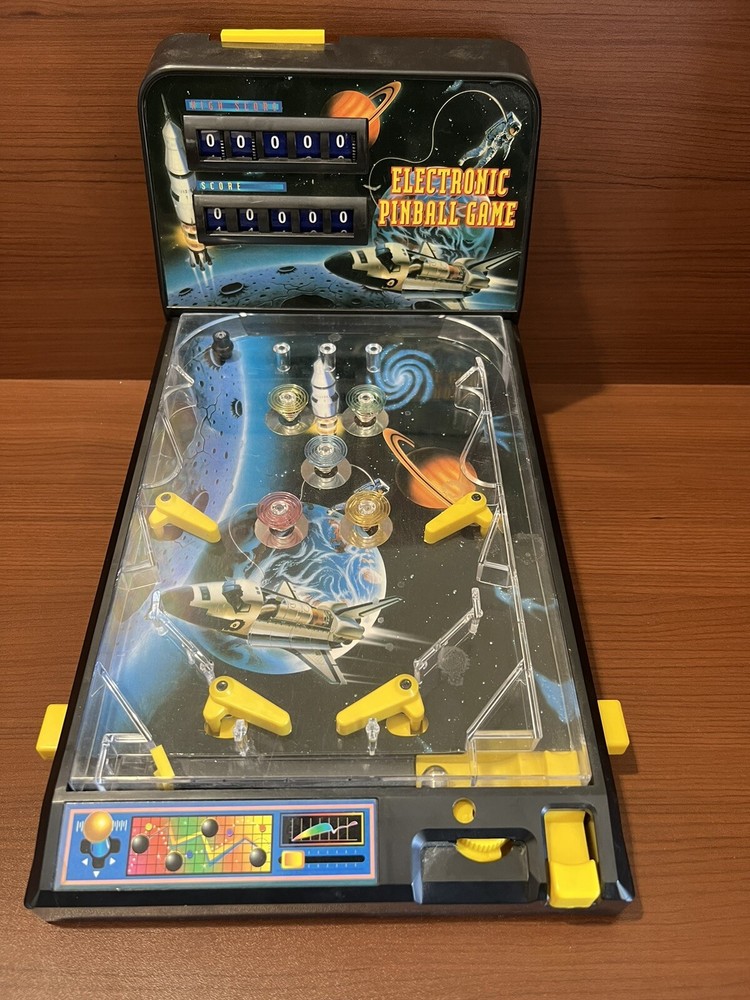 Electronic Space Shuttle Pinball Feldstein & Associates RARE Needs Wire Fixed