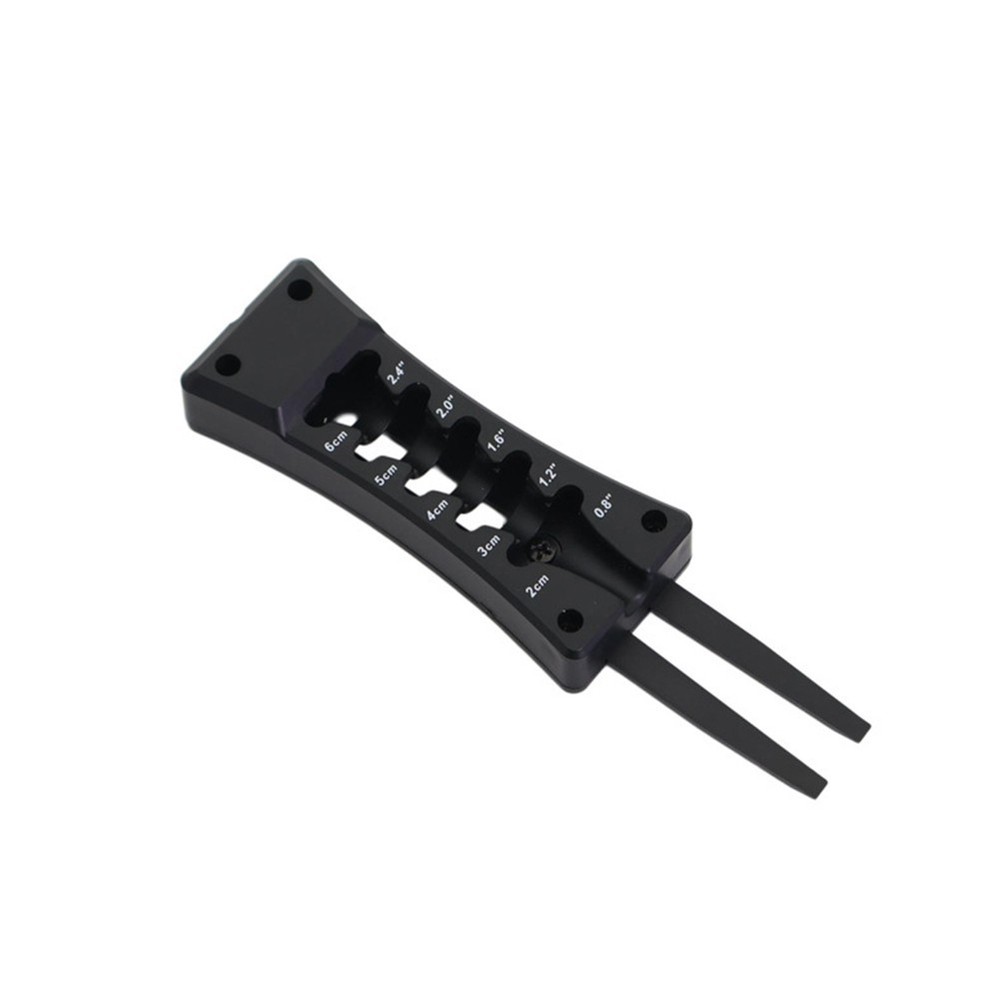 Multi Purpose Golf Tool with Adjustable Tee Height and Repair Features