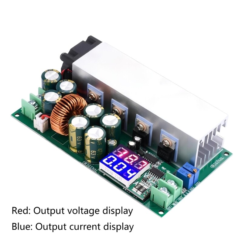 DC12-80V 20A AdjustableBucker Constant Current Constant with LED Display