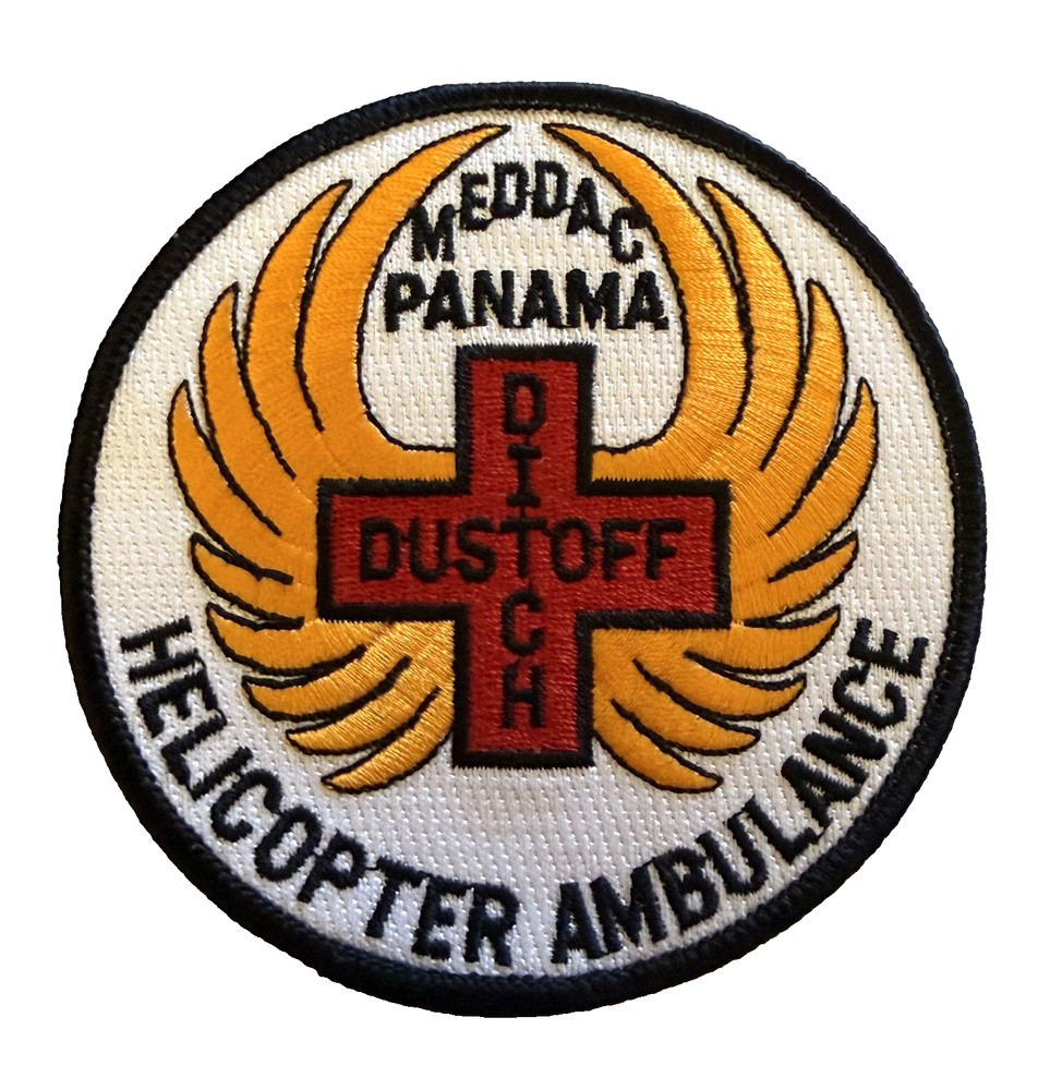 US Army: MEDDAC Panama Helicopter Ambulance Flight Uniform Patch