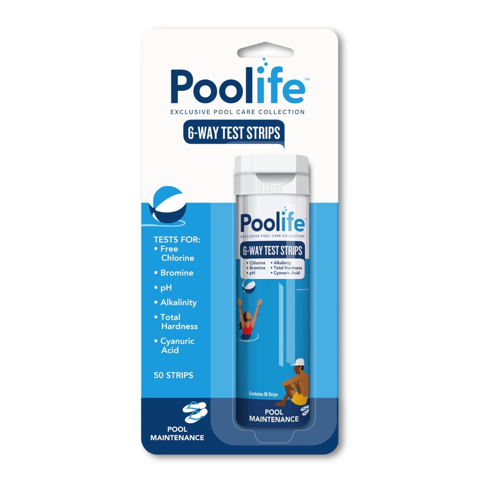 Poolife 6 Way Test Strips (50 Test Strips)