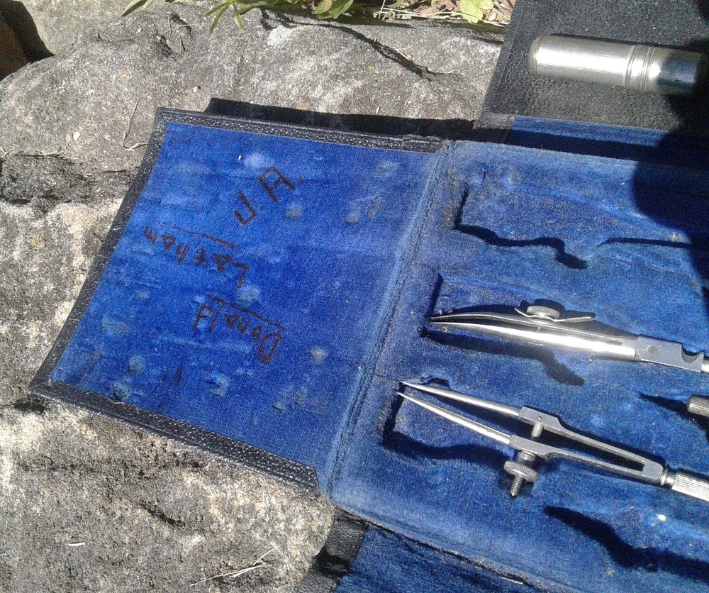 Vintage Drafting Set Germany Frederick Post Chicago