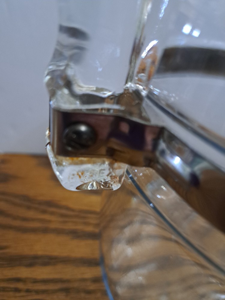 VINTAGE PYREX CLEAR GLASS PERCULATOR POT