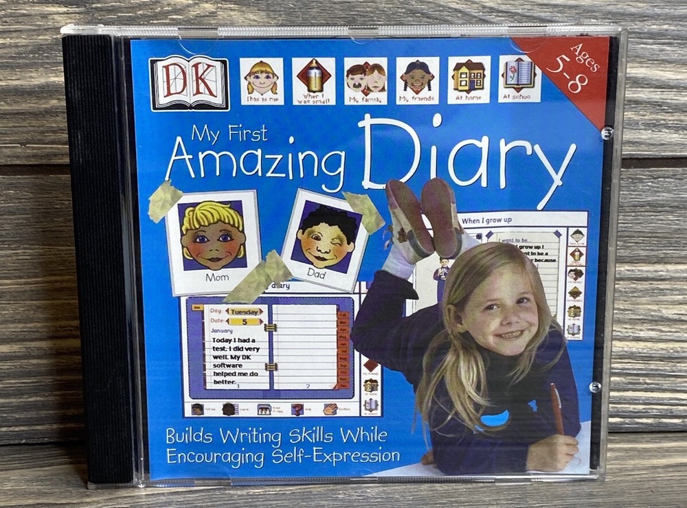 My First Amazing Diary CD Rom Windows MacIntosh 2002 Global Software Publishing