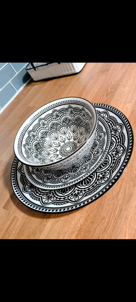 3pc Moroccan Inspired Dinner Ensemble