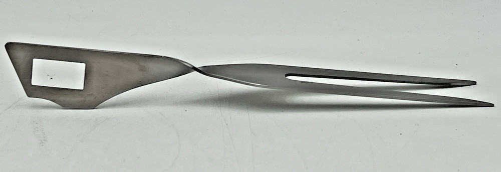 CAMPING UTENSIL SET KNIFE, SPATULA, FORK & HANDLE INTERCHANGABLE WITH CASE