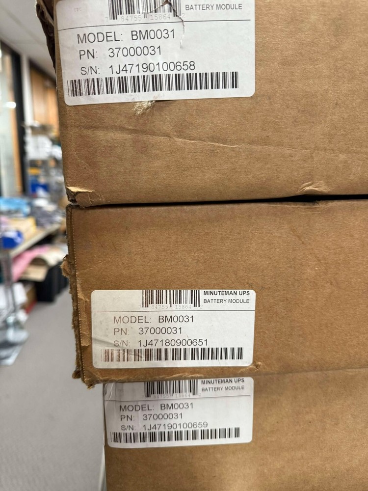 MINUTEMAN UPS 37000031 BATTERY MODULE BM0031
