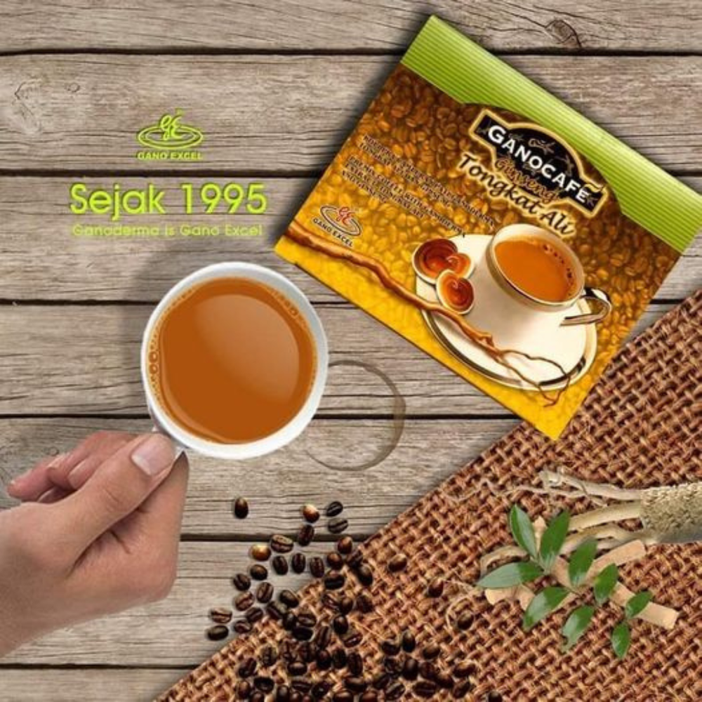 10 X Gano Excel Gano Cafe Ginseng Ganoderma Coffee 15 Sachets