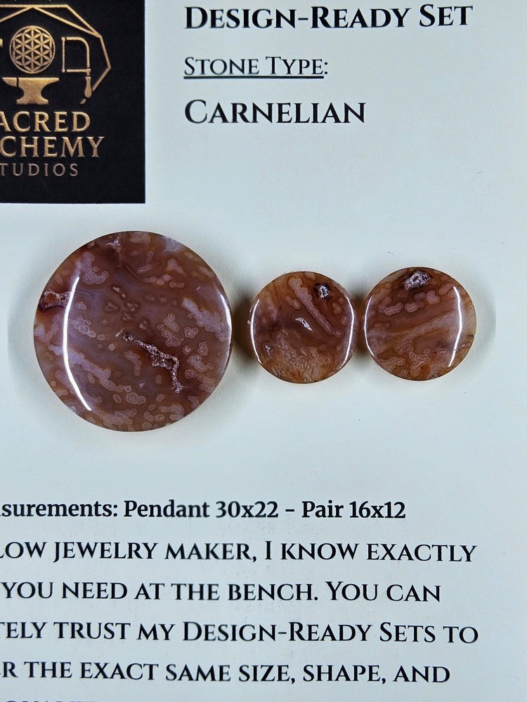 Circle Shape - Carnelian - Design-Ready Set