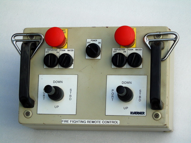 Kvaerner Fire Fighting Brigade Joystick Remote Control Foam Water Safety Unit