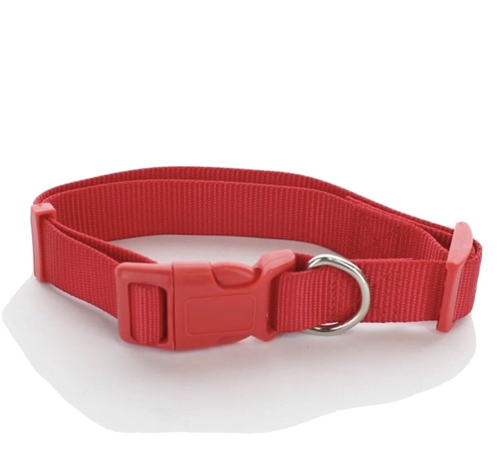 Medium/Large-Sized Pet Adjustable Collar,14”-20”,Red