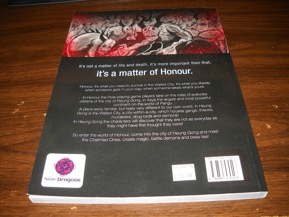 Nine Dragons: Honour: Fantasy RPG Core Rulebook