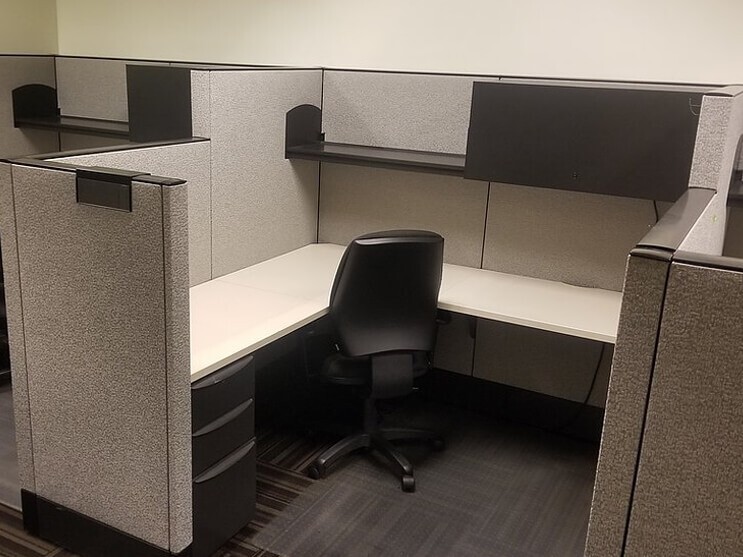 Haworth Premise 6x6 Pre Owned Office Cubicles
