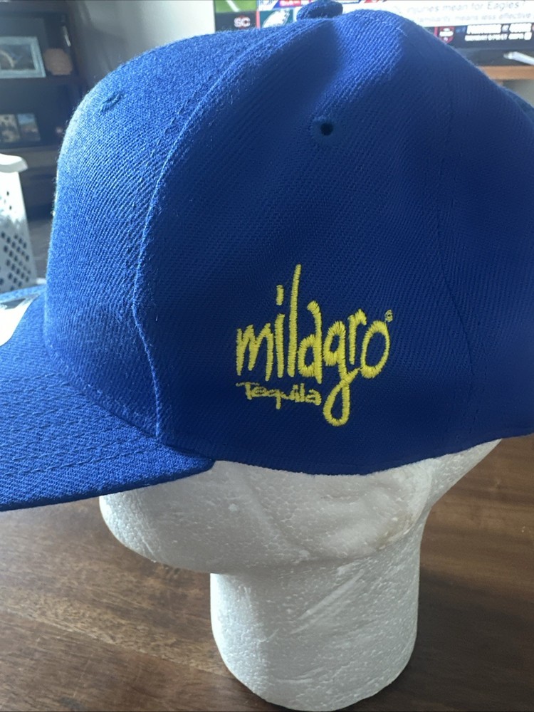 Milagro Tequila SnapBack Baseball Hat Blue New Cool Hat Adjustable