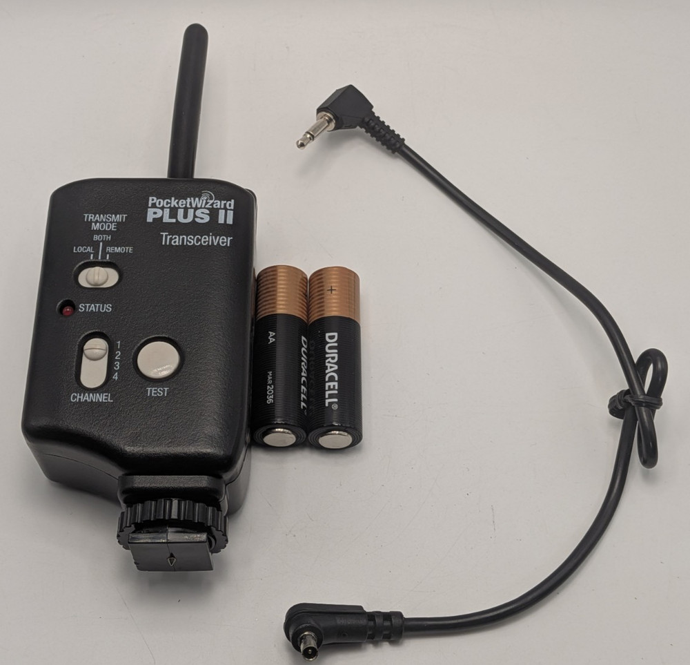 PocketWizard Plus II Transceiver Tested with Batteries